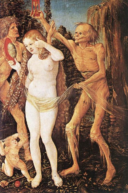 BALDUNG GRIEN, Hans Three Ages of the Woman and the Death  rt4 China oil painting art